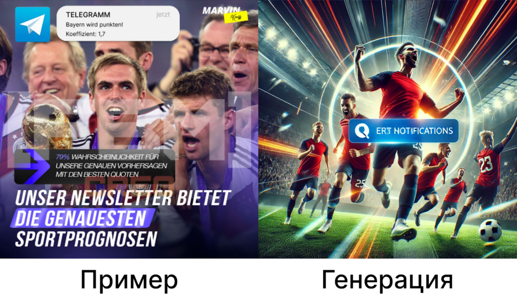 Сравнение обычных креативов с креативами Chat GPT